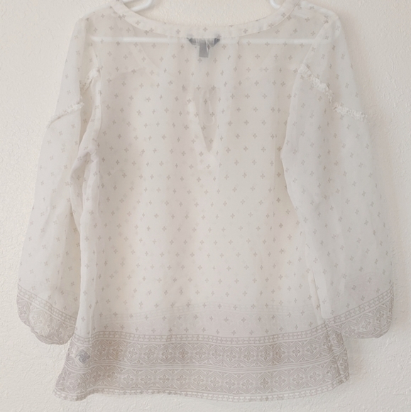 American Eagle Outfitters Sheer Blouse - Picture 2 of 6